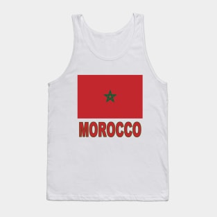 The Pride of Morocco - Moroccan National Flag Design Tank Top